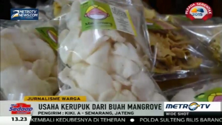 Usaha Kerupuk dari Buah Mangrove