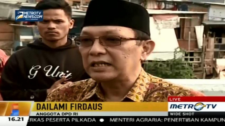 Anggota DPD: Warga Kampung Pulo Ingin Ganti Untung Bukan Ganti Rugi 