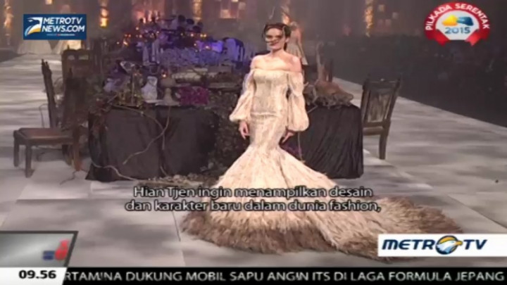 Terinspirasi Film Dongeng, Hian Tjen Gelar Peragaan Busana Perdananya