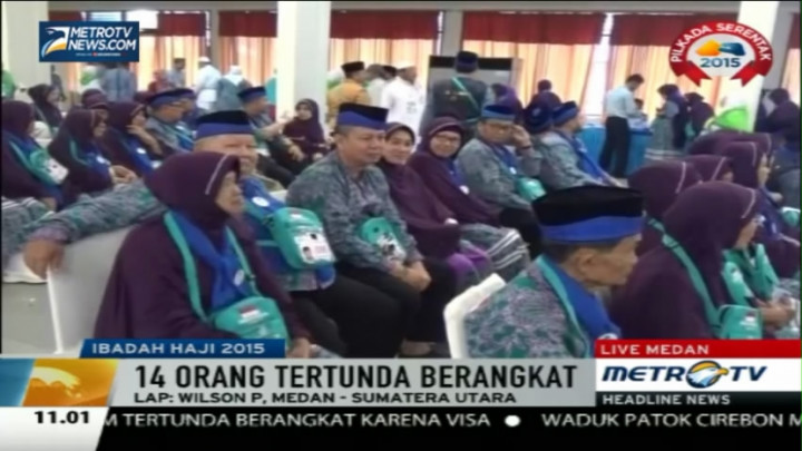 Visa Terlambat, 14 Calon Haji Asal Sumut Tertunda Berangkat