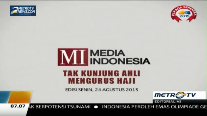 Tak Kunjung Ahli Mengurus Haji 