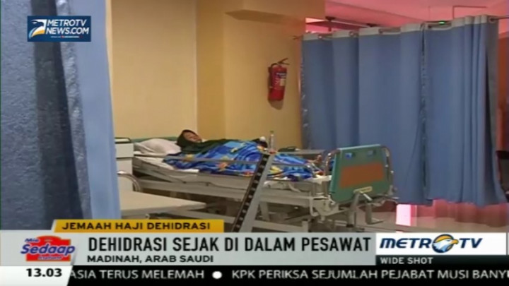 Enggan Minum di Pesawat, Empat Calhaj Alami Dehidrasi