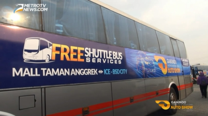 Naik Shuttle Bus, ke GIIAS 2015 Lebih Mudah
