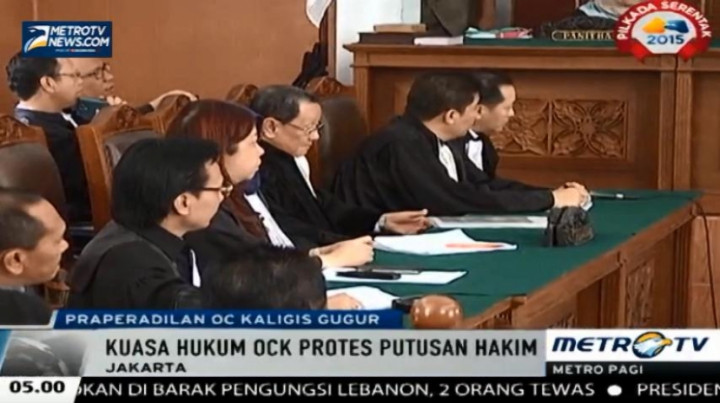 PN Jakarta Selatan Nyatakan Praperadilan OC Kaligis Gugur