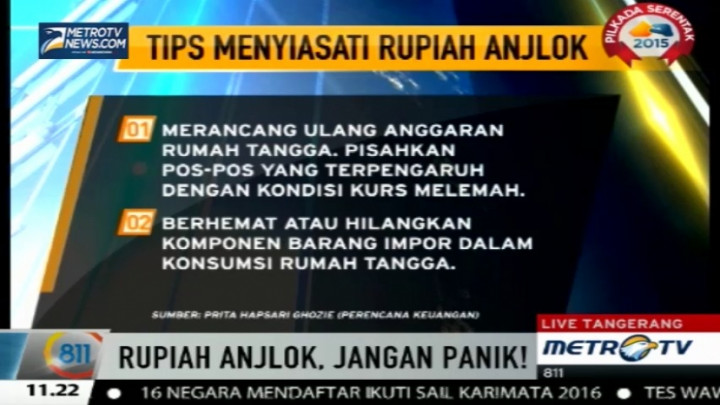 Tips Menyiasati Rupiah Anjlok 