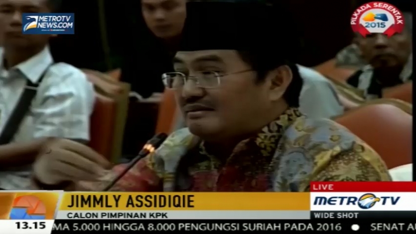 Wawancara Capim KPK, Jimly Ditanyai Fasilitas Rumah Dinas MK