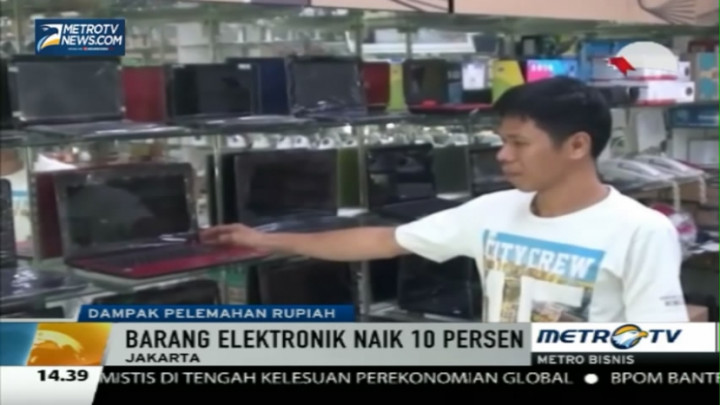 Rupiah Anjlok, Harga Sejumlah Barang Elektronik Naik 10 Persen 