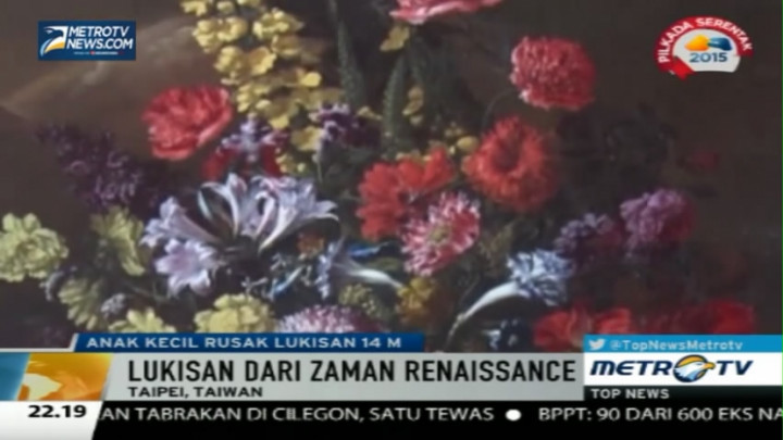 Terpeleset, Bocah 12 Tahun Rusak Lukisan Senilai USD1,5 Juta