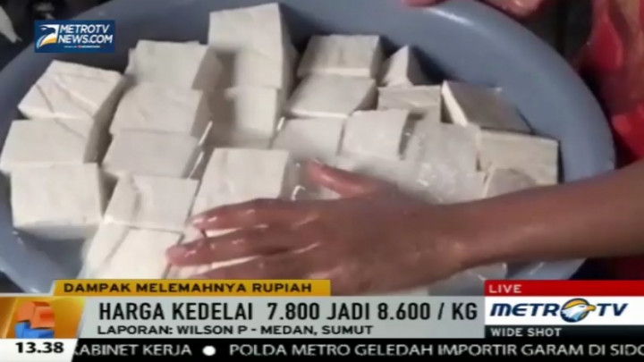  Harga Kedelai Impor Naik, Pengusaha Tahu Kurangi Jumlah Produksi