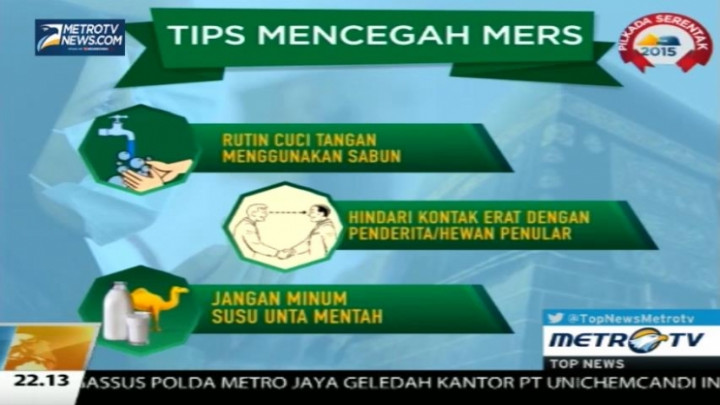 Tips Mencegah MERS bagi Jemaah Haji