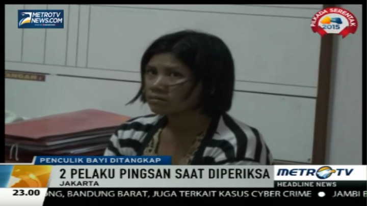 Dua Wanita Penculik Bayi Pingsan Saat Diperiksa