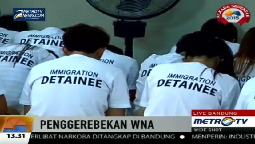 Penangkapan WN Taiwan di Bandung, 14 Orang Positif Konsumsi Sabu 