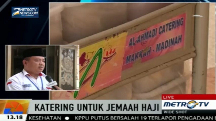 Cita Rasa Tidak Sesuai, Perusahaan Katering Ditegur Penyelenggara Haji