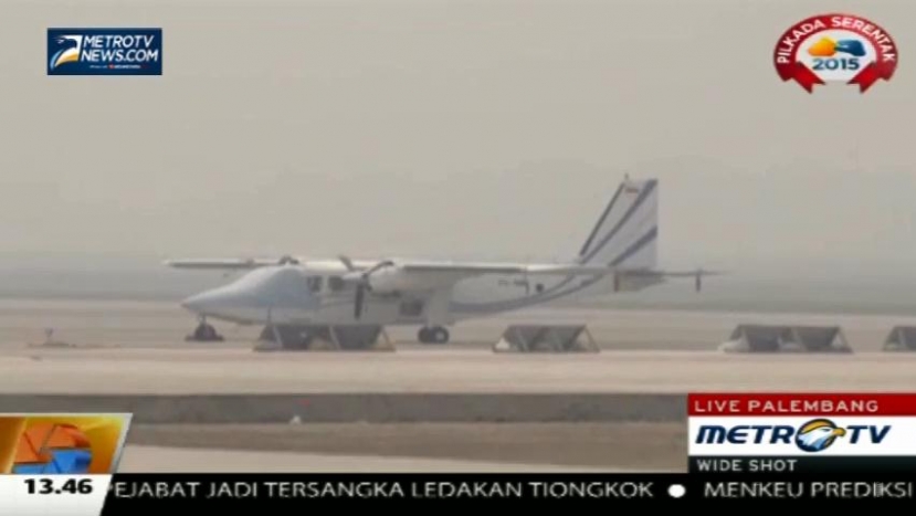 Tertutup Kabut Asap, 3 Pesawat Gagal Mendarat di Palembang