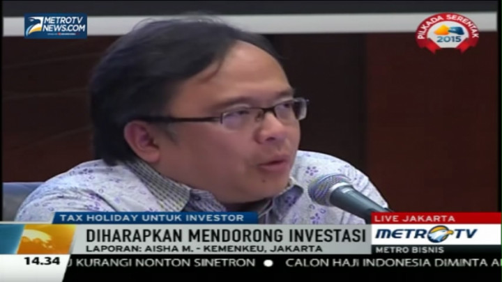 <i>Tax Holiday</i>  Diharapkan Mendorong Investasi