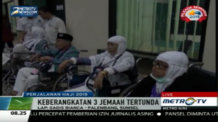 Sakit, Keberangkatan 3 Calhaj dari Sumsel Ditunda 