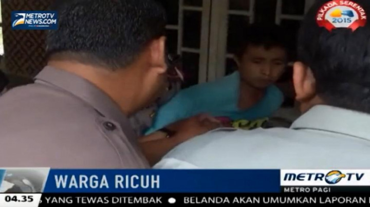 Ekeskusi Rumah di Tebing Tinggi Berlangsung Ricuh