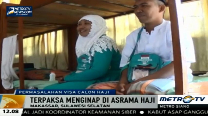 Terkenda Visa, Jemaah Calon Haji Embarkasi Bandara Hasanuddin Masih Diinapkan