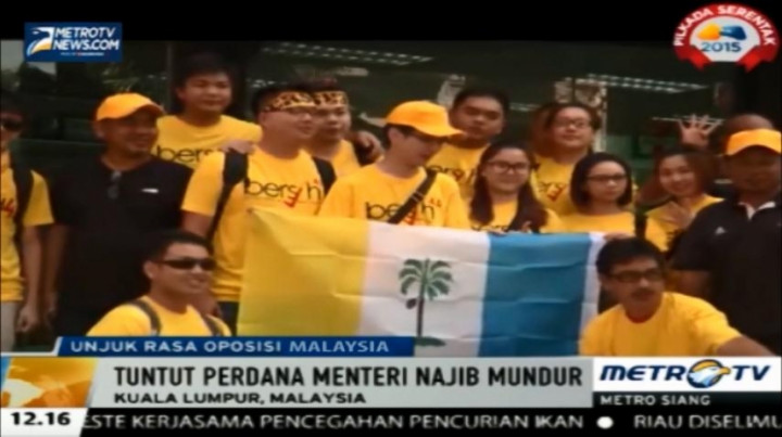 Kelompok Oposisi Malaysia Gelar Unjuk Rasa, Tuntut Najib Razak Mundur