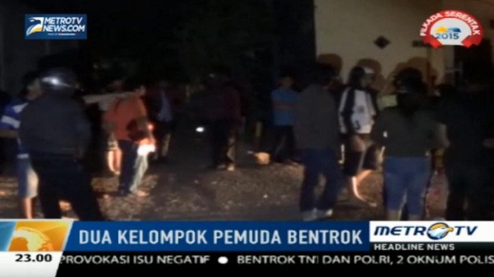 Dua Kelompok Pemuda Bentrok di Makassar, Tiga Rumah Rusak