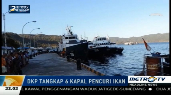  Enam Kapal Pencuri Ikan asal Filipina Ditangkap