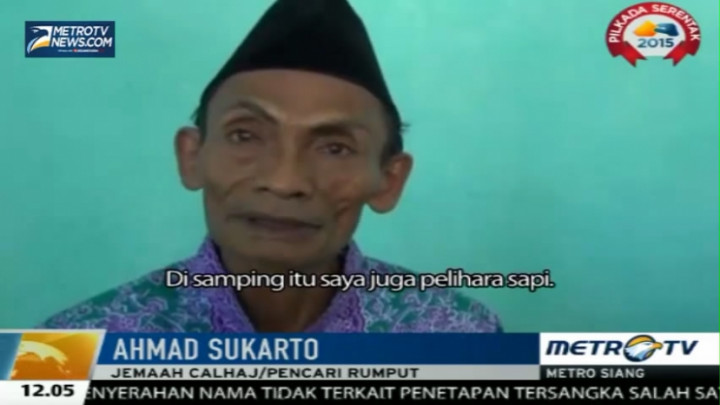  Menabung 10 Tahun, Seorang Pencari Rumput Asal Sidoarjo Berangkat Haji
