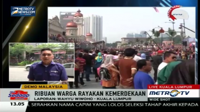 Demo Bersih Selesai, Malaysia Peringati Hari Kemerdekaan