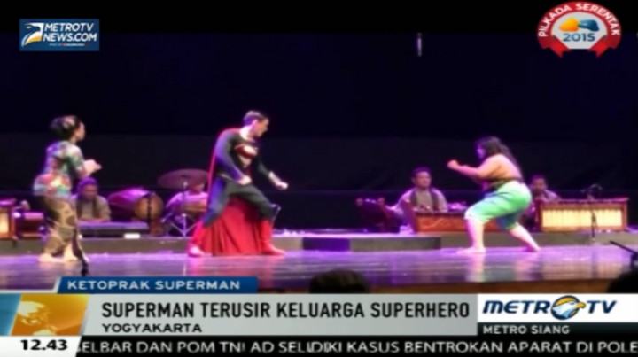 Unik, Pagelaran Ketoprak di Yogyakarta Angkat Lakon Superman
