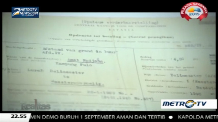 Realitas: Cetak Baru Tanah Kampung Pulo (3)