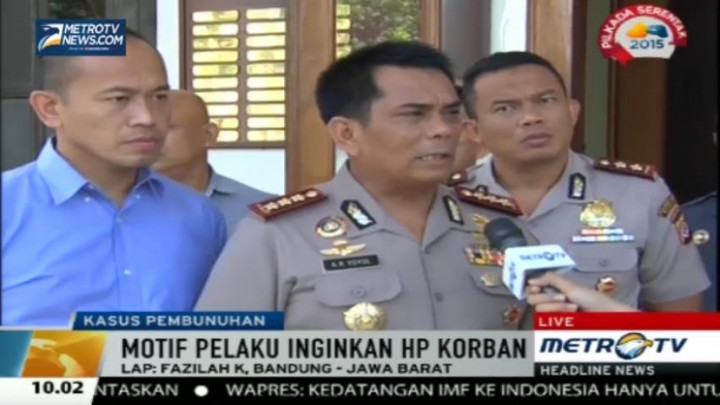 Polrestabes Bandung Amankan Pelaku Pembunuhan Siswi SMP di Bandung