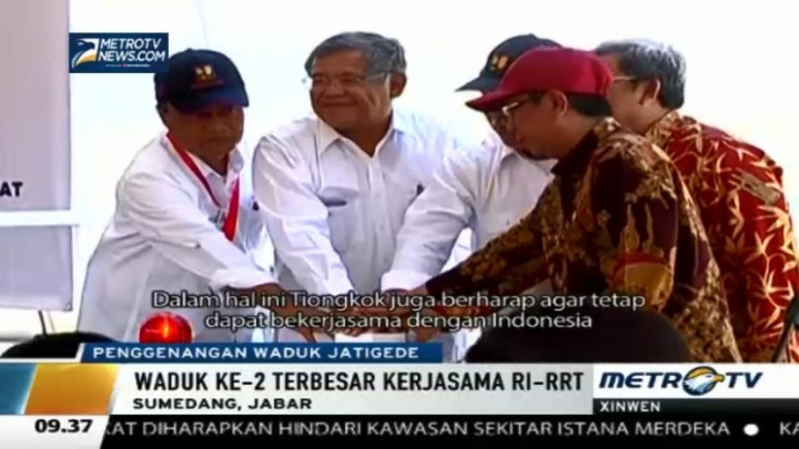 Proyek Waduk Jatigede Jadi Waduk Ke-2 Terbesar Kerjasama RI-RRT