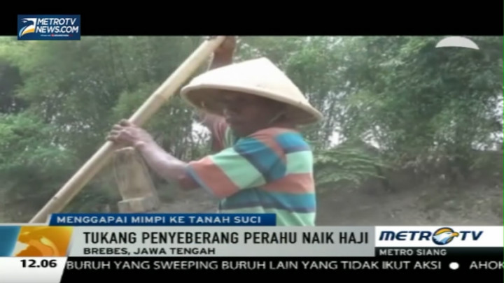 31 Tahun Menabung, Tukang Perahu Ini Naik Haji