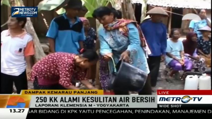 Kemarau Panjang, Sumur Warga Gunung Kidul Mengering