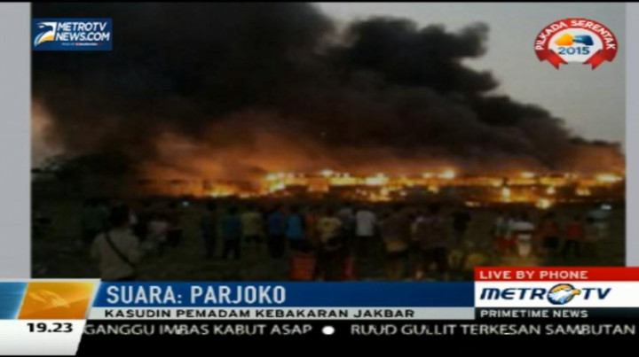 Ini Kronologi Kebakaran di Pool TransJakarta di Rawa Buaya