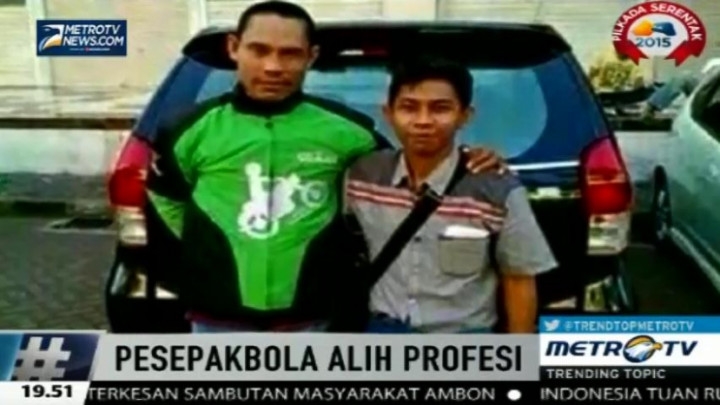 Eks Pemain Timnas Anang Ma'ruf Banting Setir Jadi Driver Go-Jek