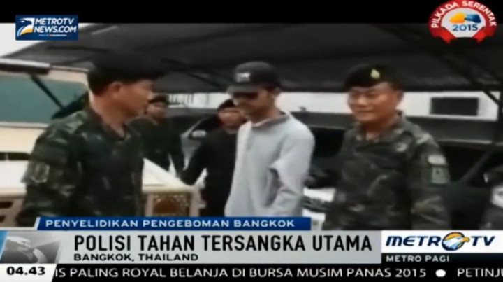 Polisi Thailand Tahan Satu Pelaku Utama Peledakan Bom di Bangkok