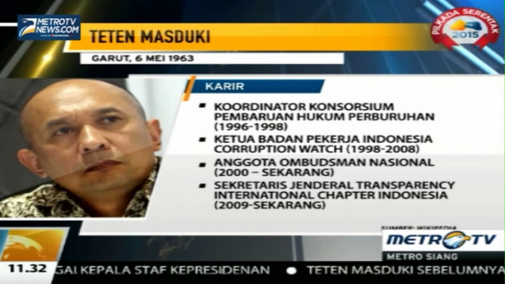 Rekam Jejak Teten Masduki, Kepala Staf Kepresidenan Baru