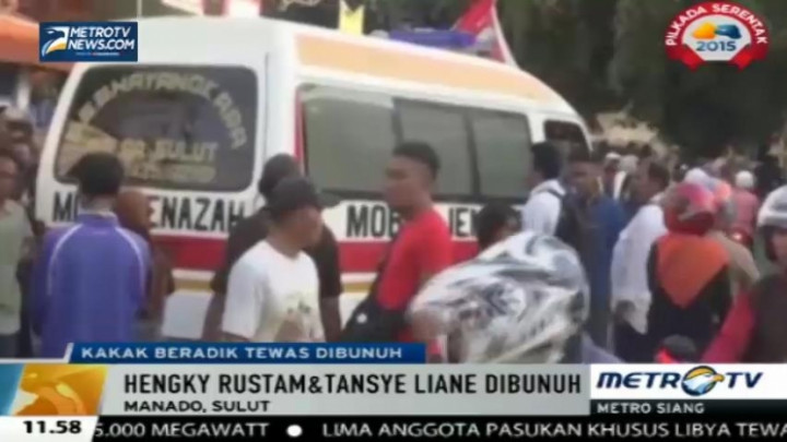 Kakak Beradik Ditemukan Tewas Bersimbah Darah di Manado 