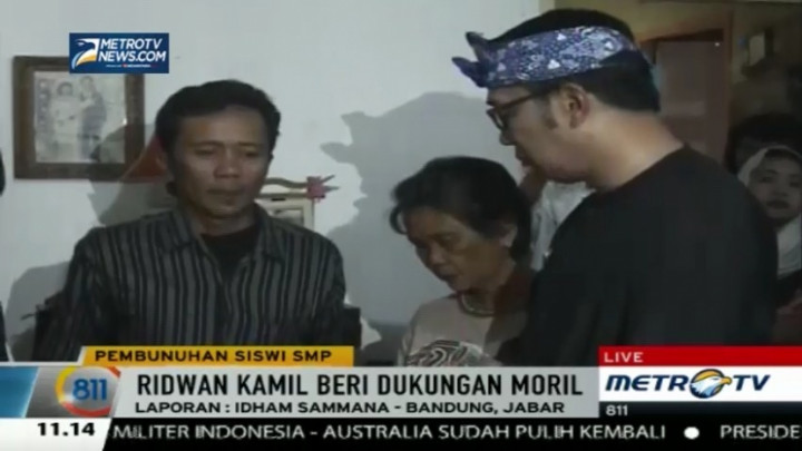 Ridwan Kamil Melayat ke Rumah Duka Prisilia
