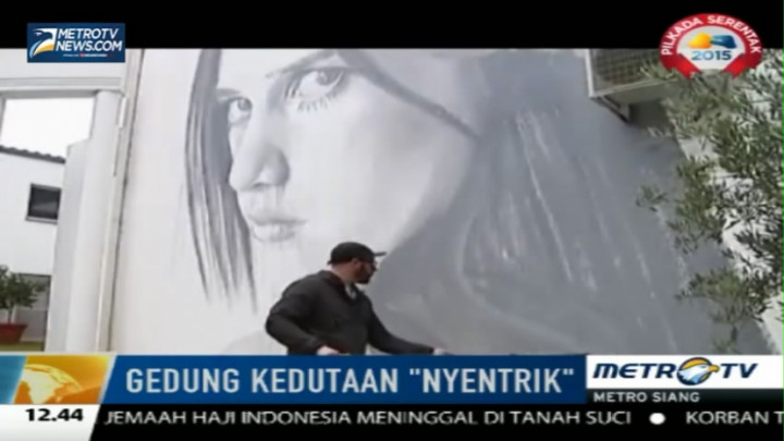 Wah, Gedung Kedubes Spanyol di Canberra Tampil Nyentrik 