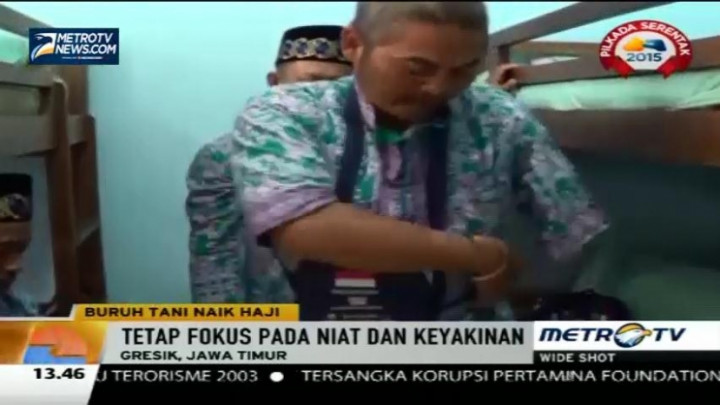 Keterbatasan Fisik Tidak Halangi Niat Buruh Tani Ini Naik Haji