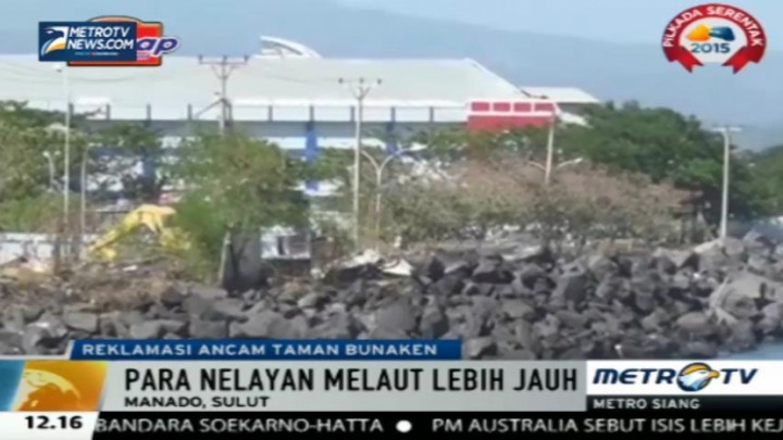 Proyek Reklamasi Rugikan Nelayan di Teluk Manado