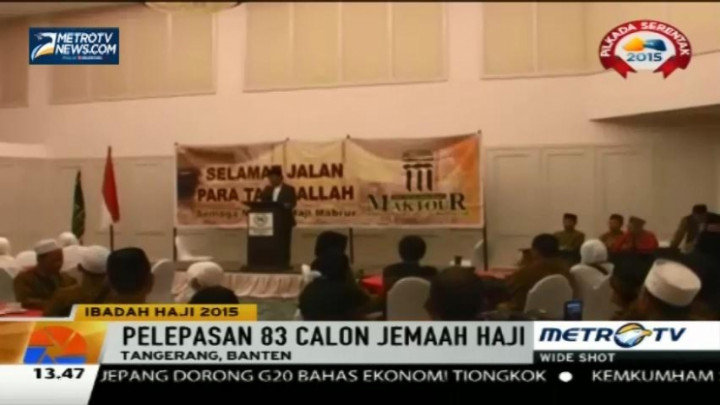 Biro Haji & Umroh Maktour Lepas 83 Calon Haji di Tangerang