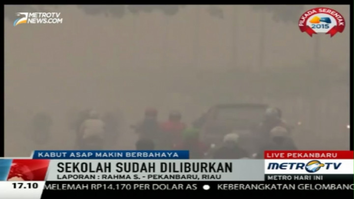 Pemerintah Berupaya Padamkan 81 Titik Api di Pekanbaru