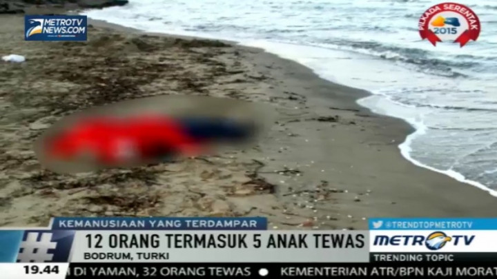  Netizen Dihebohkan oleh Jasad Bocah Imigran yang terdampar di Pantai Turki 