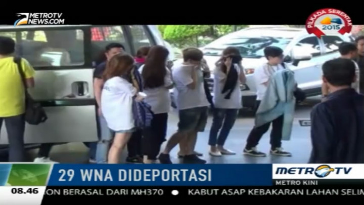 29 WNA Asal Taiwan Diserahkan ke Pihak Imigrasi