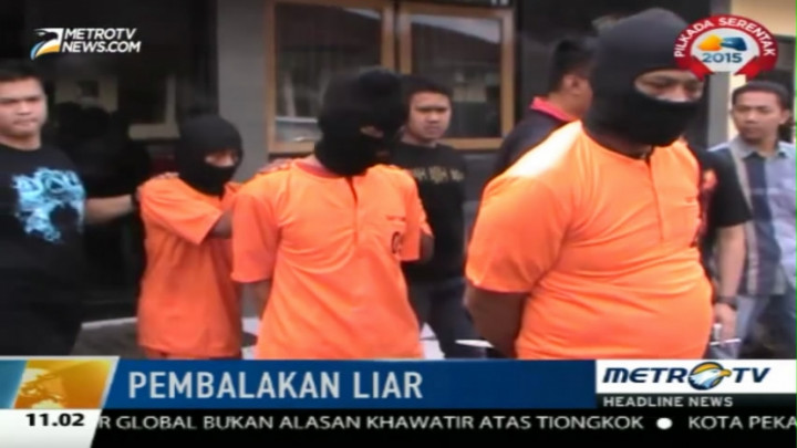 Polisi Tangkap Empat Pembalak Liar di Tasikmalaya 