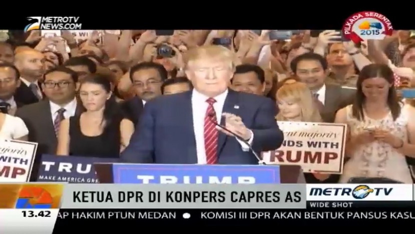 Hadiri Kampanye Trump, Setnov Ingin Pelajari Kampanye di AS