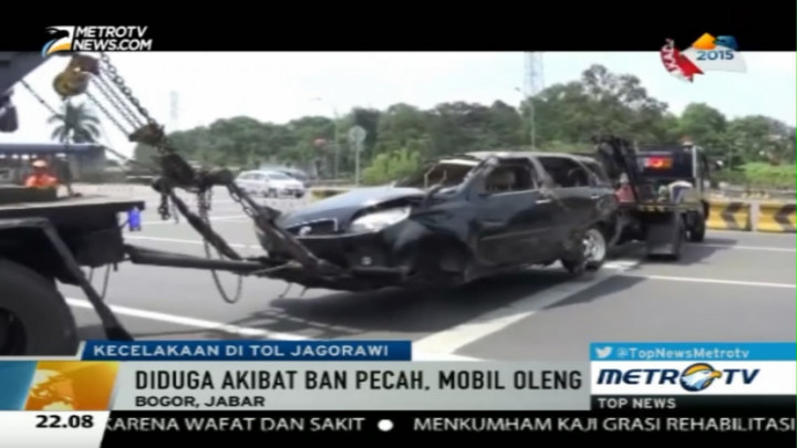 Dua Calon Pengantin Terluka dalam Kecelakaan di Tol Jagorawi 