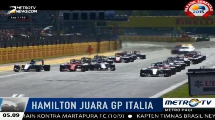 Hamilton Juara GP Monza Italia